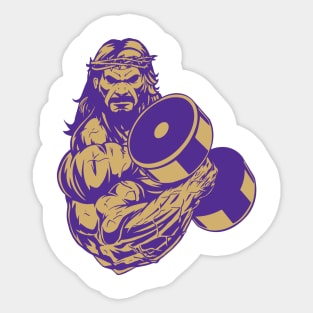 God Squad Jesus Flex Sticker